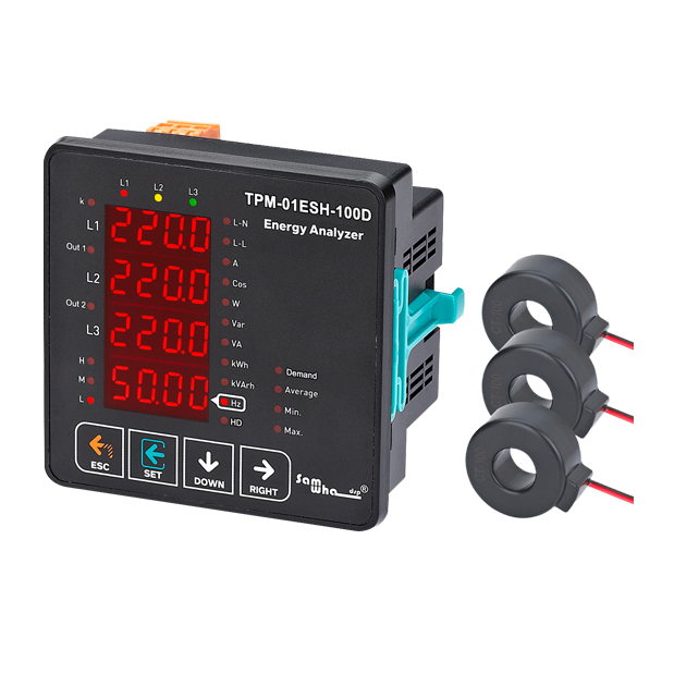 TPM-01ESH-100D (Included C.T) (RS485) (2 Relay Output)