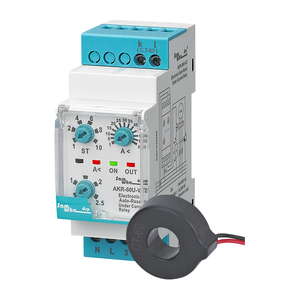 AKR-60U-V2 Undercurrent Protection Relay (With CT)