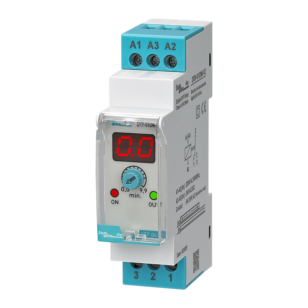 DRV-01DM-V2 Digital Power-On Timing Timer Relay