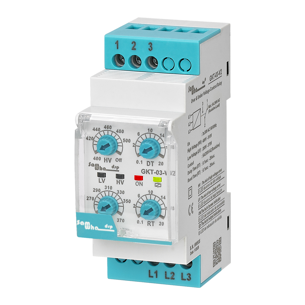 GKT-03-V2 Three Phase 3P3W Voltage Protection Relay