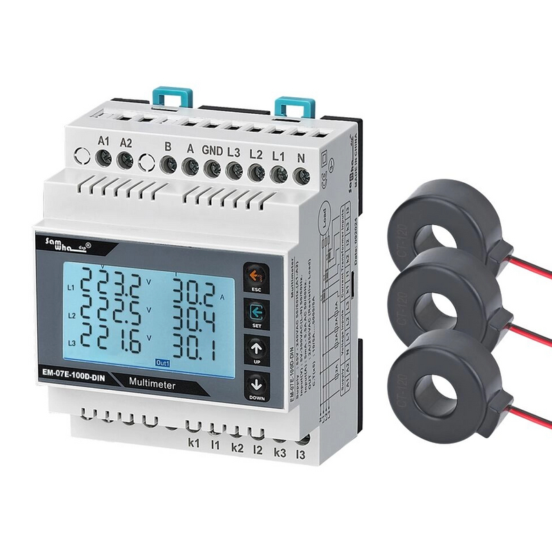 EM-07E-100D-DIN (Included C.T)