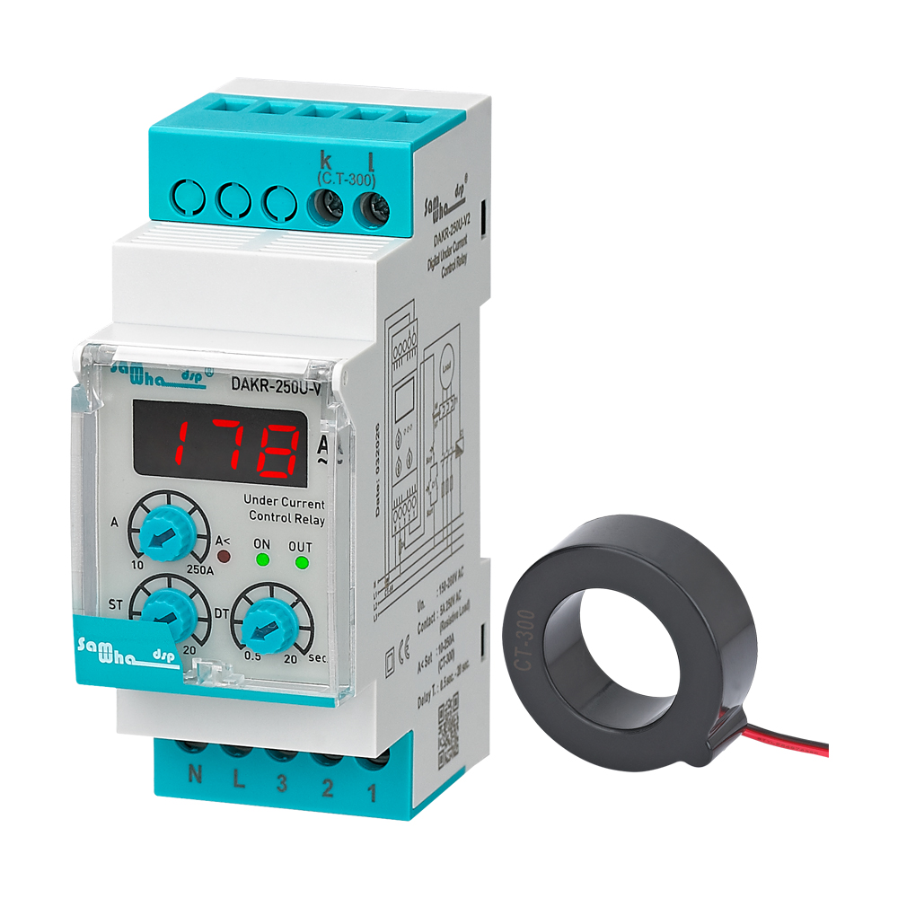 DAKR-250U-V2 Digital Auto-Reset Undercurrent Relay with External CT