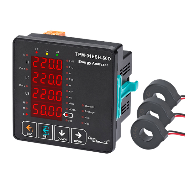 TPM-01ESH-60D (Included C.T) (RS485) (2 Relay Output)