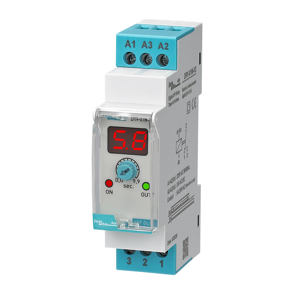 DRV-01M-V2 Digital Power-On Timing Timer Relay