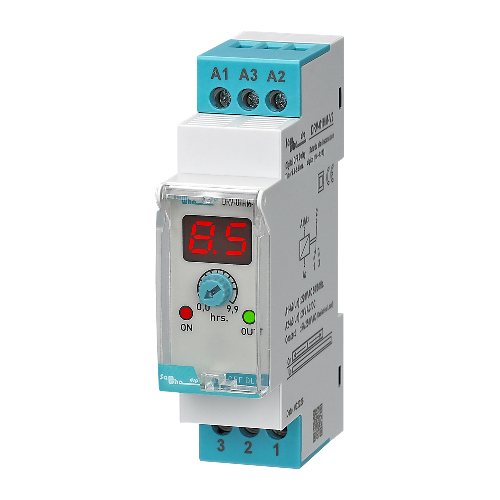 DRV-01HM-V2 Digital Power-On Timing Timer Relay